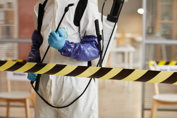 Professional Biohazard Cleanup technician working in Greenfield, IA